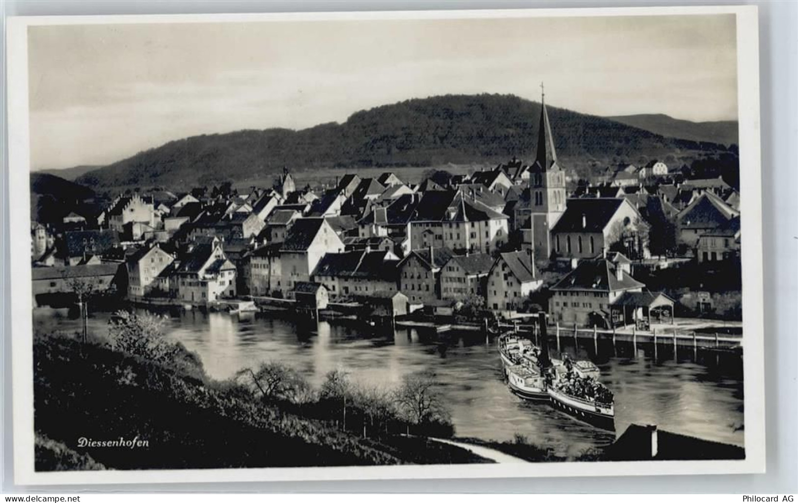 8253 Diessenhofen Fotomontage AK Dampfer - 50738496