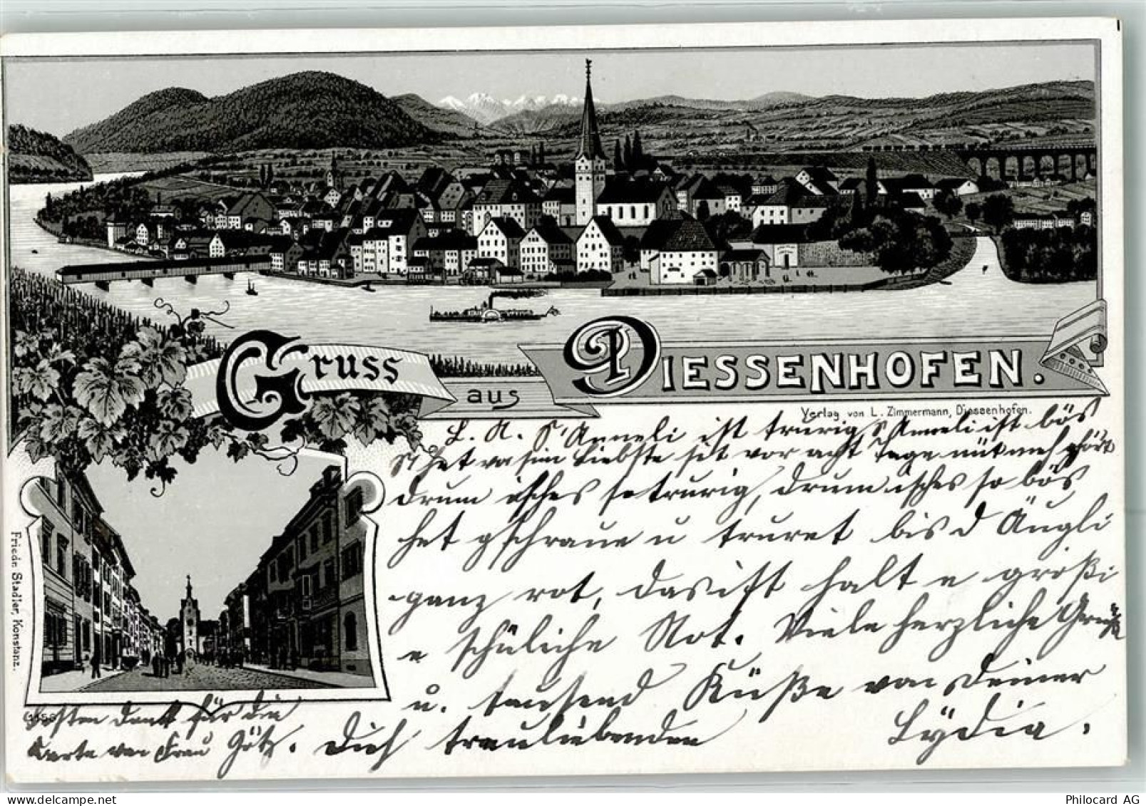 8253 Diessenhofen Lithographie - 13616363