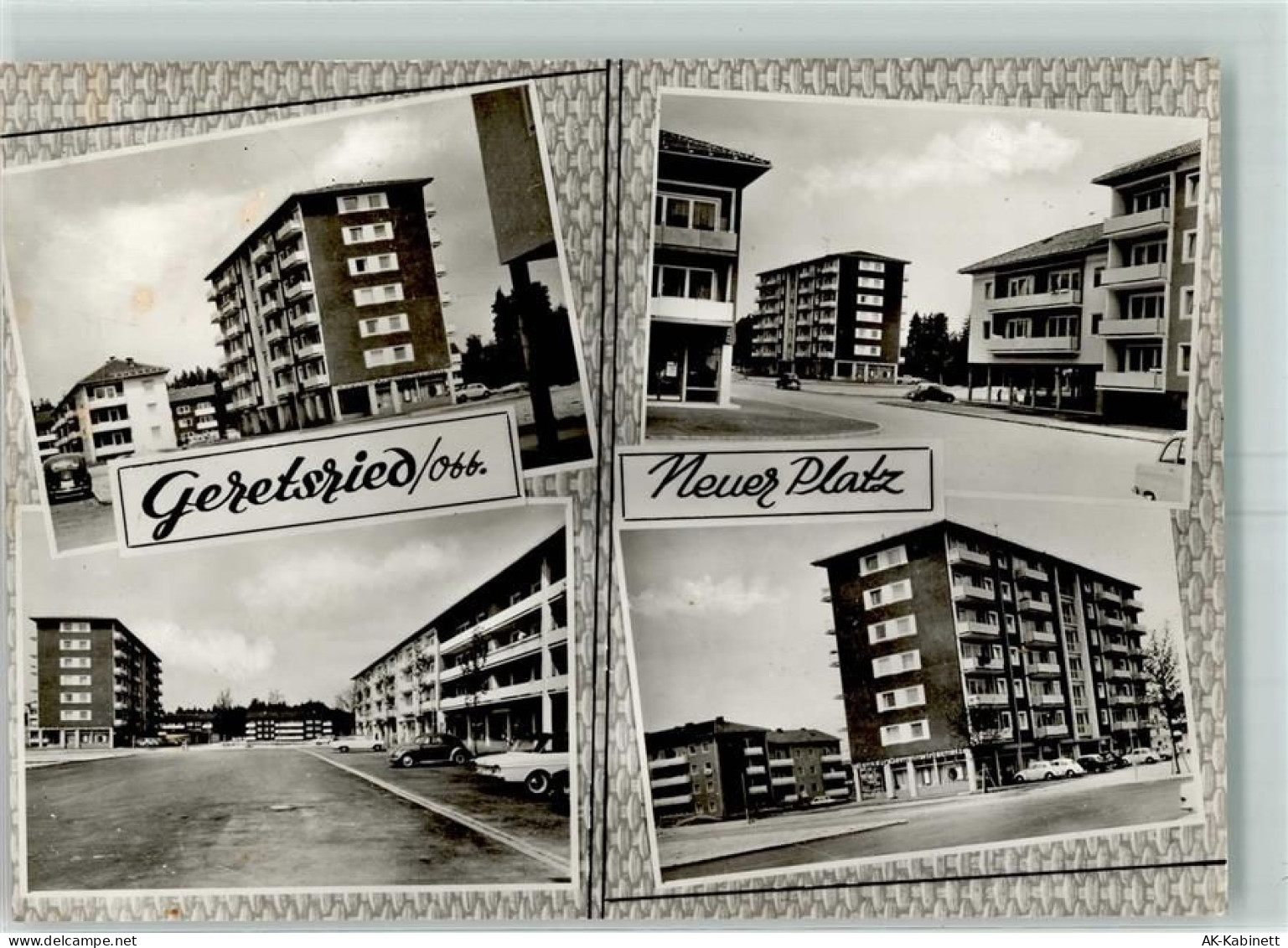 82538 W8192 Geretsried - Karl-Lederer-Platz Wohnblock VW Käfer Neuer Pla... - 52271539