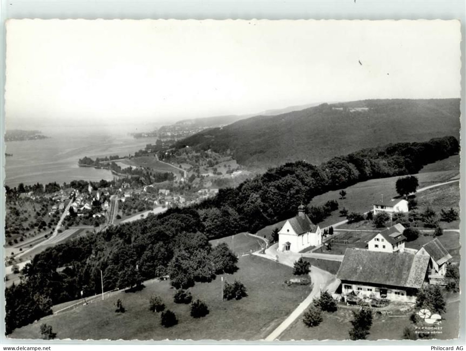 8264 Eschenz Bornhausen - Fliegeraufnahme Gasthaus Klingenzellerhof Blic... - 51713995