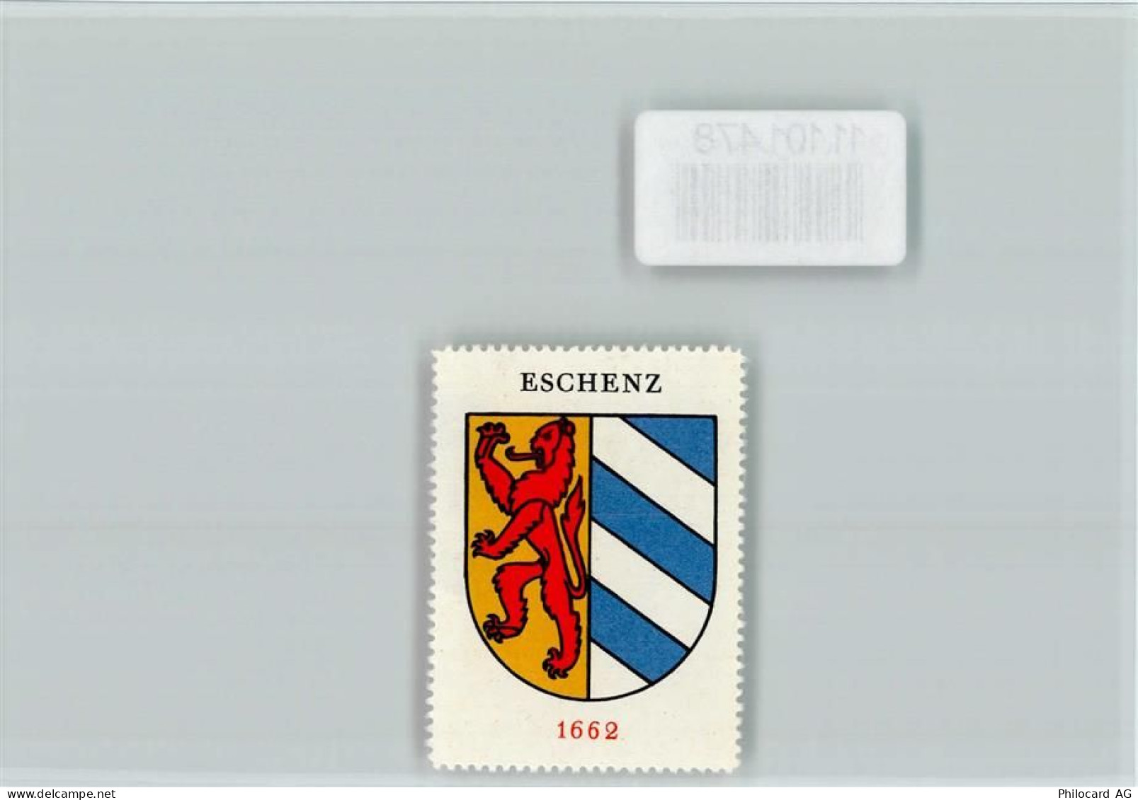 8264 Eschenz Bornhausen - Vignette Wappen Kaffee Hag ca 1920-1940 Eschen... - 11101478