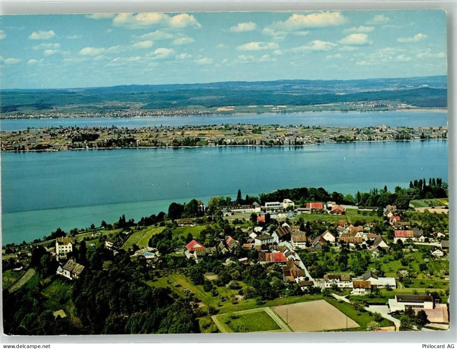 8268 Salenstein 1975 Foto AK Fliegeraufnahme Untgersee Insel Reichenau... - 38068189