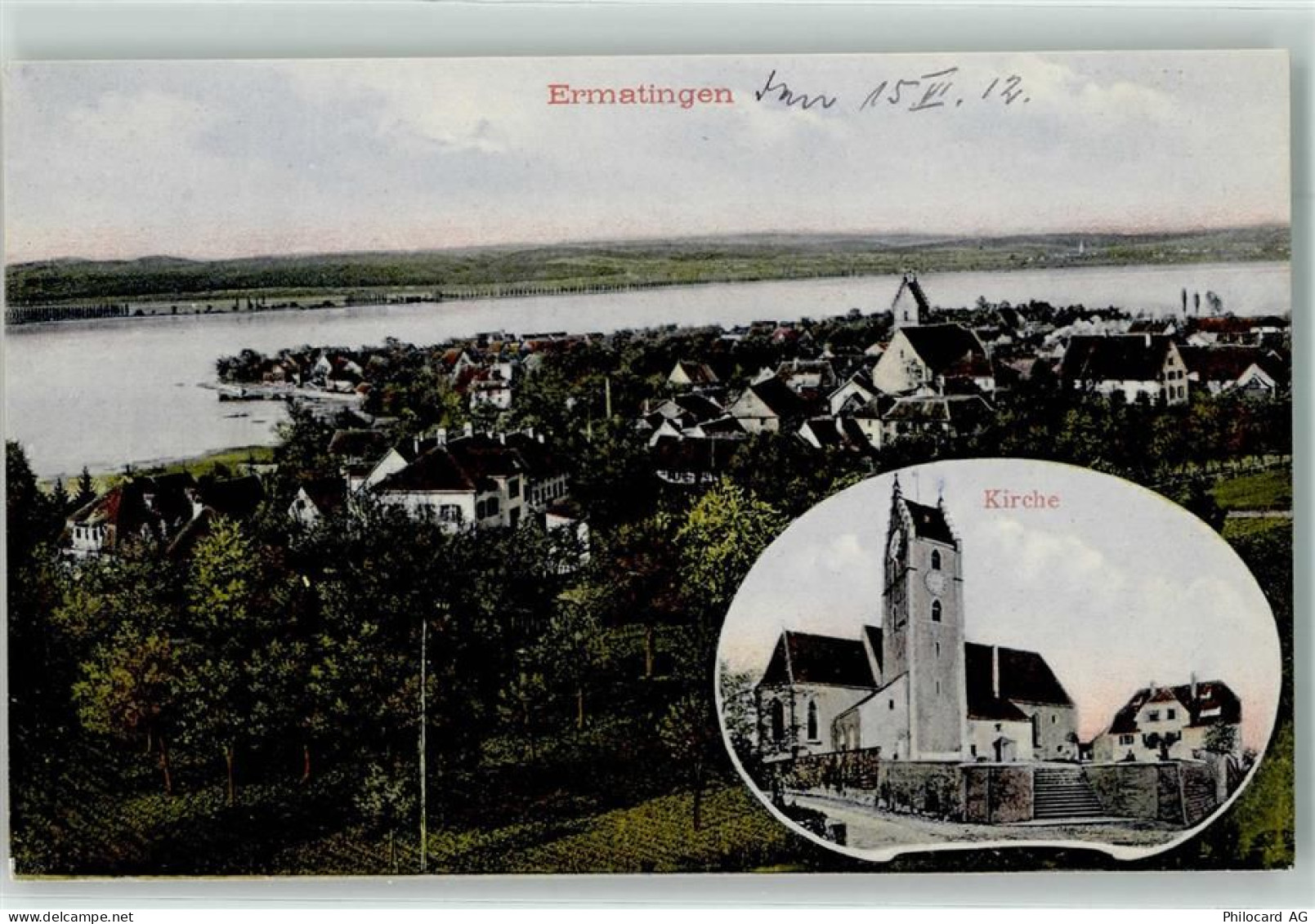 8272 Ermatingen 1912 - Kirche - 13254667