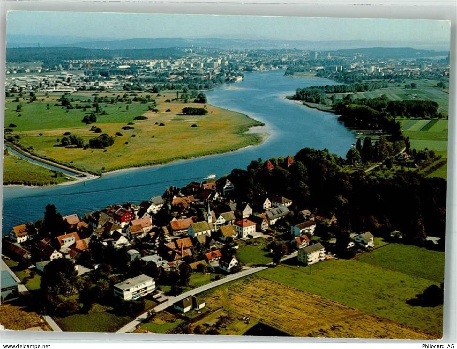 8274 Gottlieben Foto AK Fliegeraufnahme - 38071901