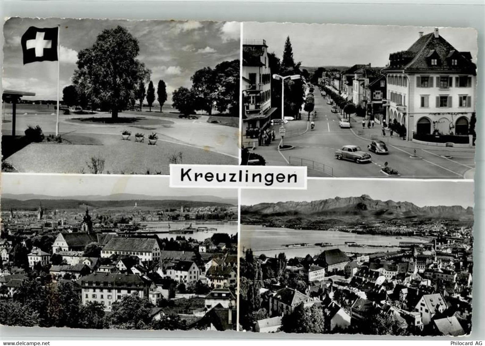 8280 Kreuzlingen Foto AK Auto Geschäft - 38186333