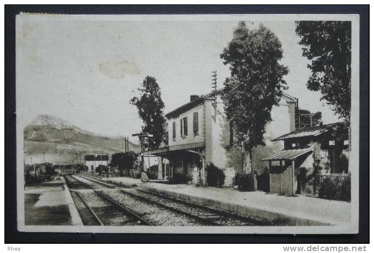 83 La Crau gare sépia    D83D  C83047C RH032941