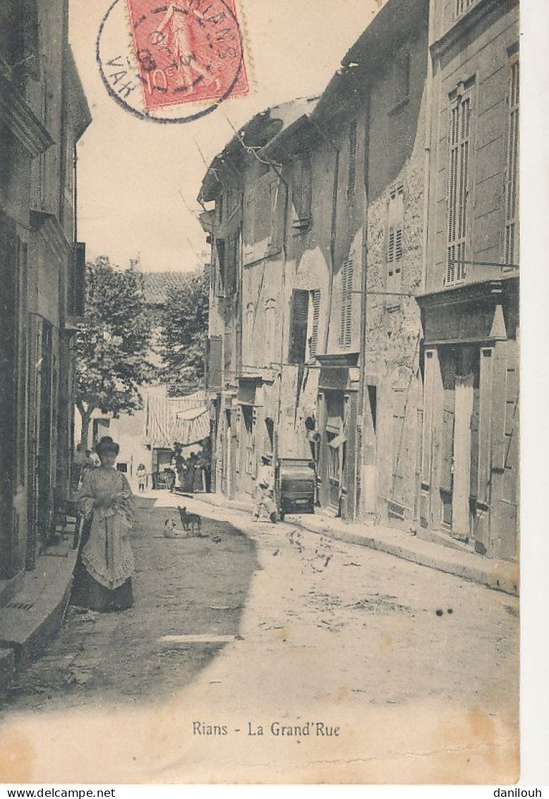 83 // RIANS   la grande rue **