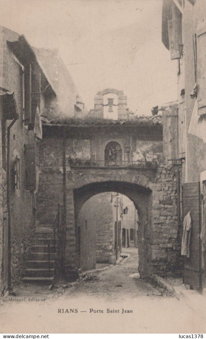83 / RIANS / PORTE SAINT JEAN
