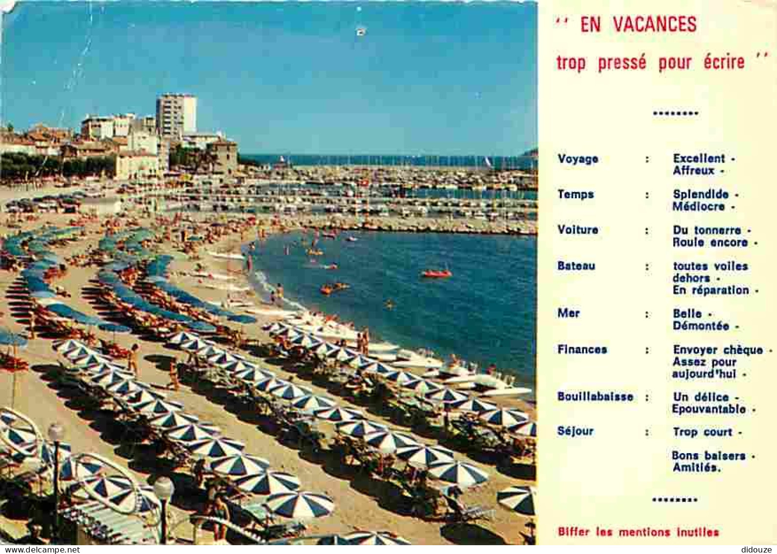 83 - Sainte Maxime - La Plage - CPM - Voir Scans Recto-Verso