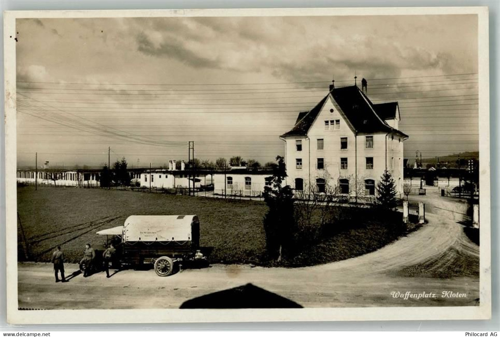 8302 Kloten 1930 - LKW Kaserne Waffenplatz Feldpost Militärpost - 13540275