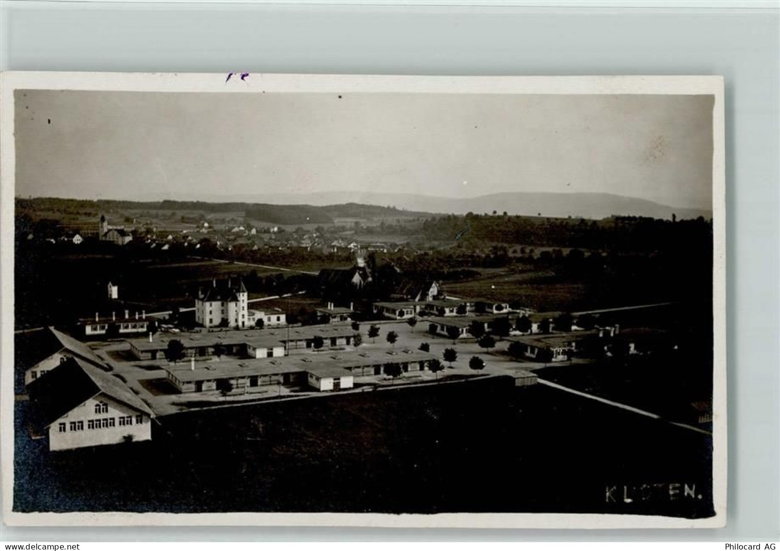 8302 Kloten Foto AK Stempel Kaserne Kloten Militärpost - 13218064