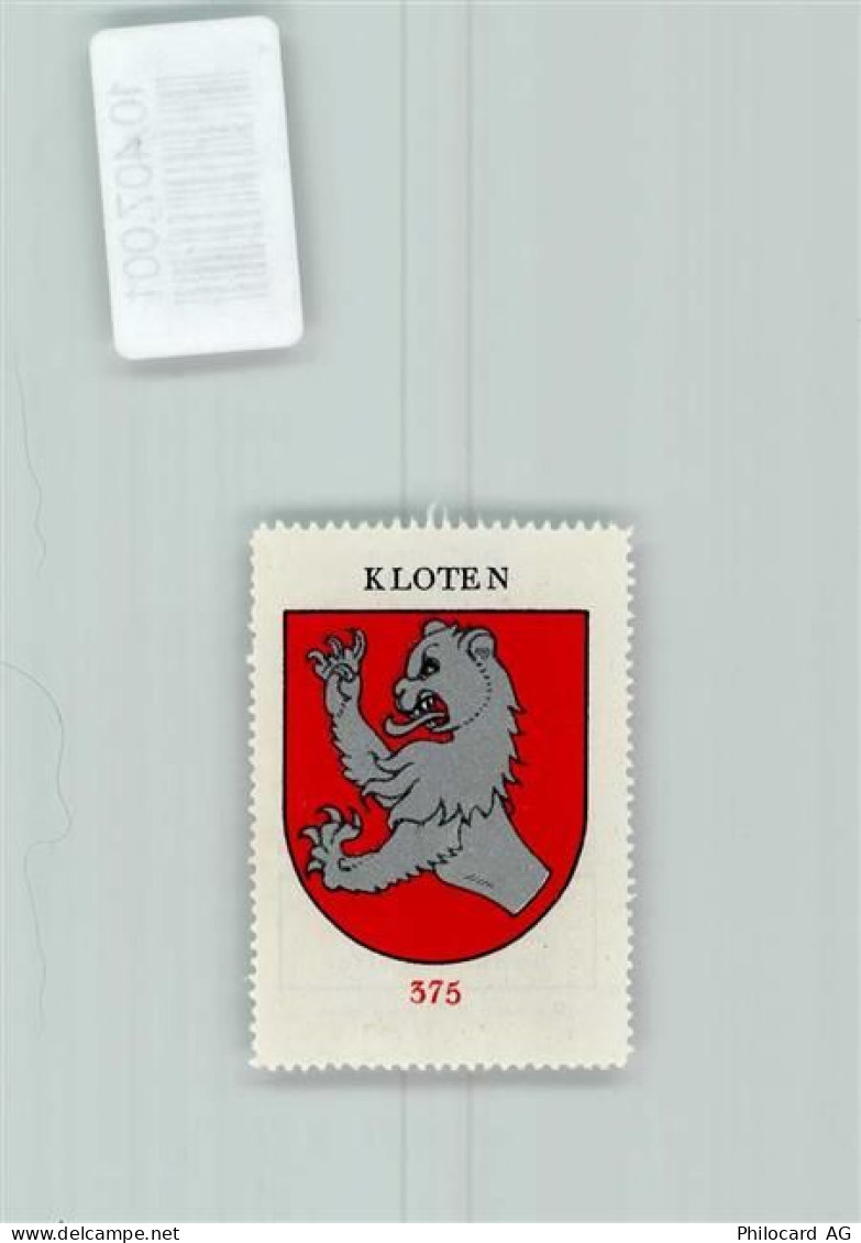 8302 Kloten - Vignette Wappen Kaffee Hag 1920-1940 Löwe - 10407001