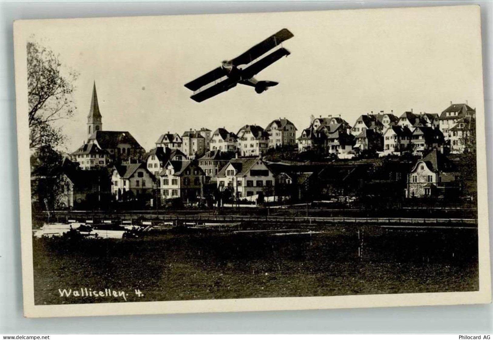 8304 Wallisellen - Doppeldecker Flugzeug - 13650737