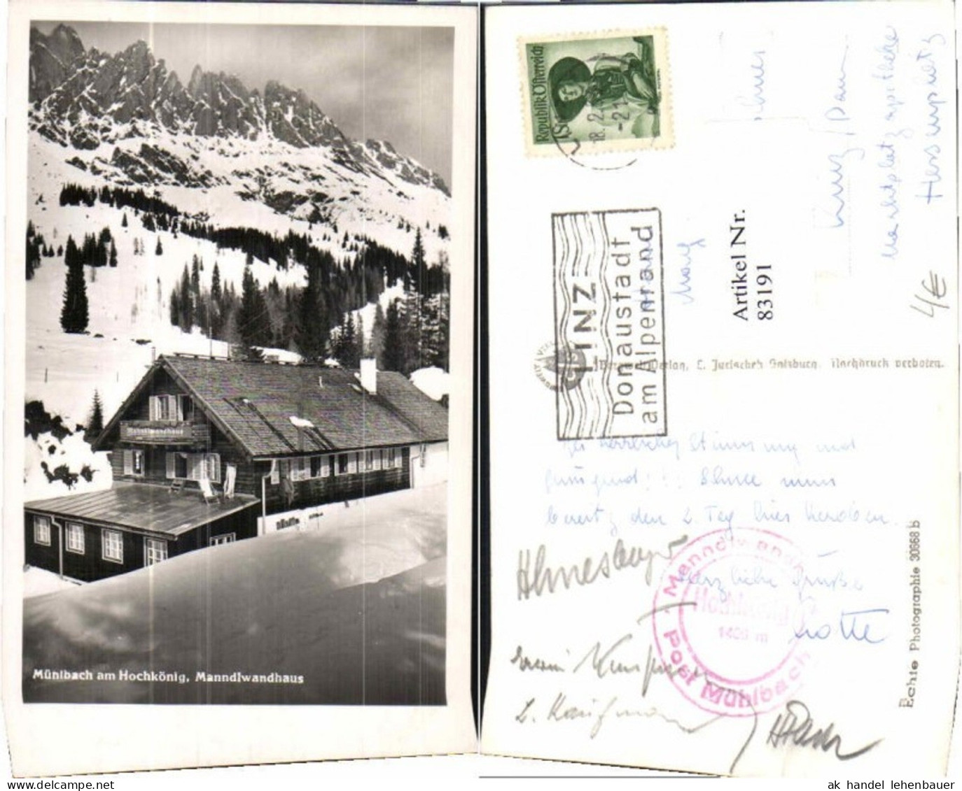 83191,Mühlbach am Hochkönig Manndlwandhaus