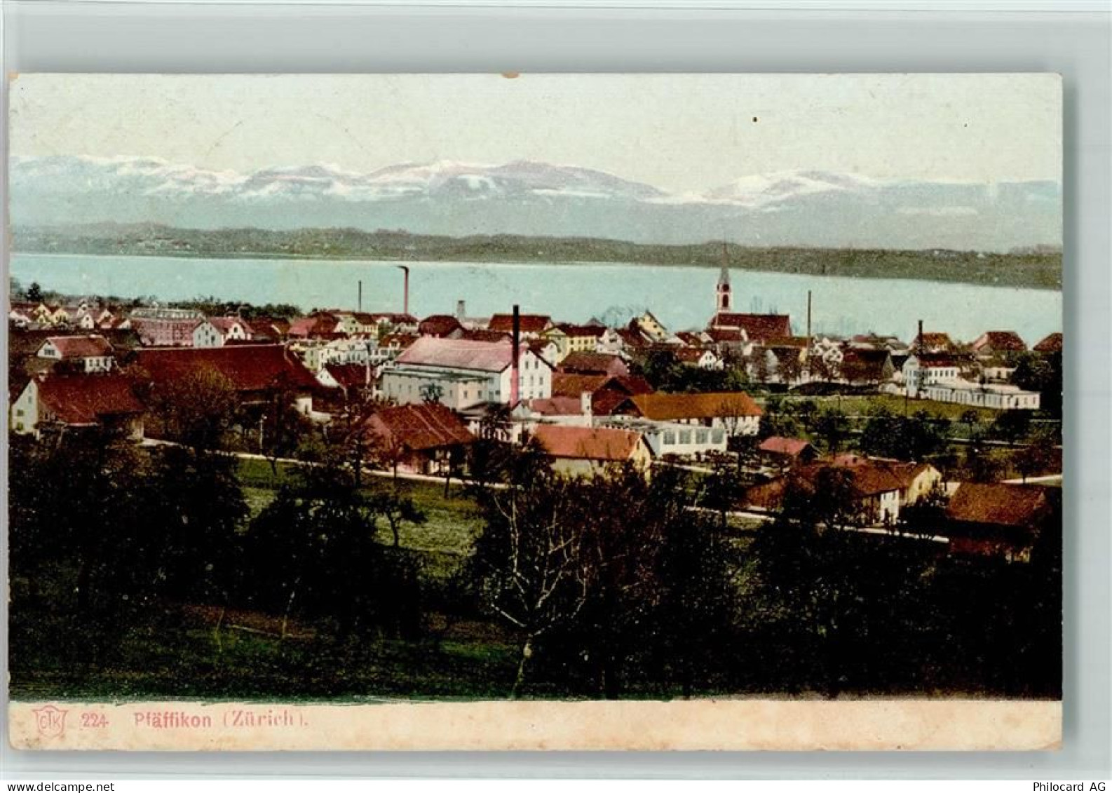 8330 Pfäffikon ZH 1907 - Gesamtansicht - 13110024