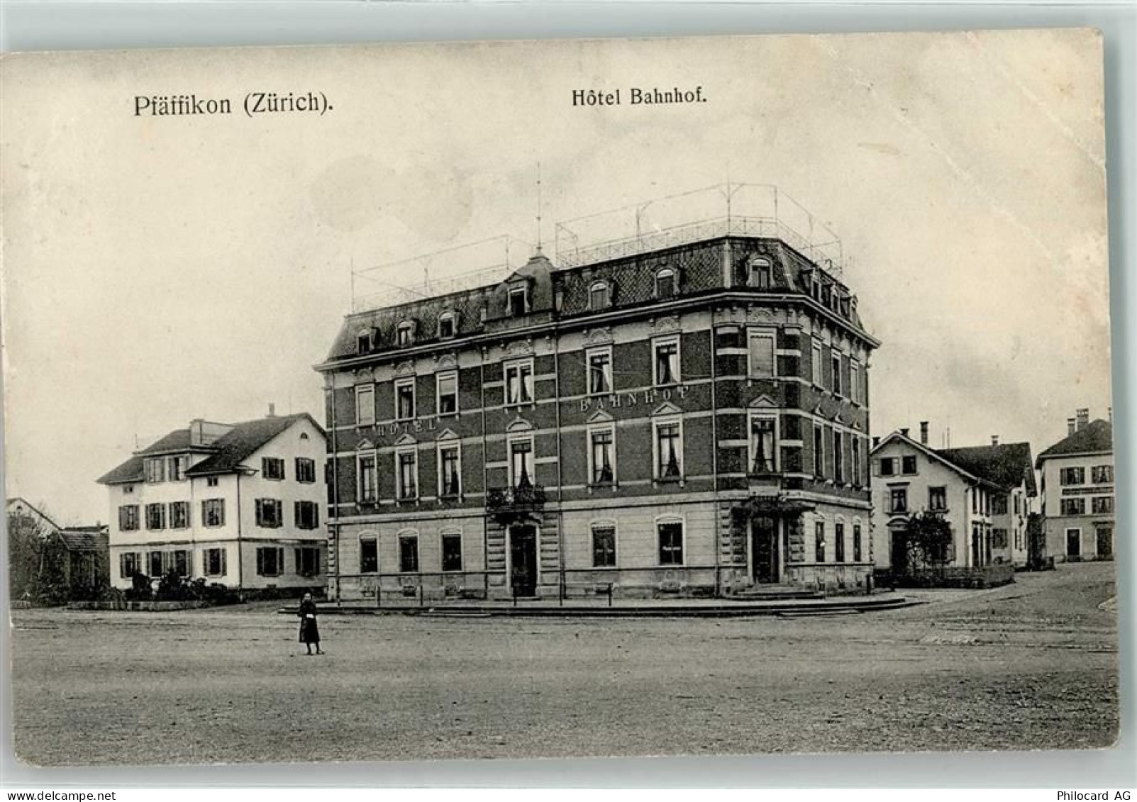 8330 Pfäffikon ZH 1907 - Hotel Bahnhof - 13449431