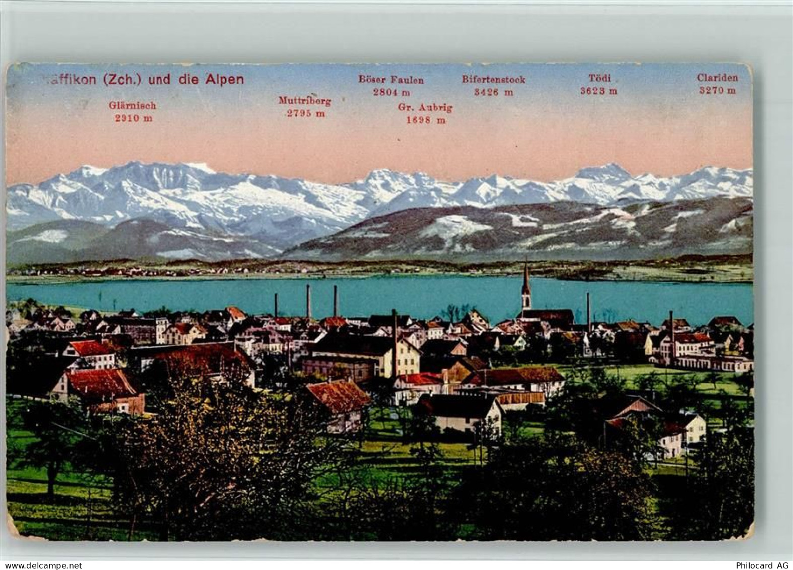 8330 Pfäffikon ZH - Gesamtansicht mit Alpen - 13110011