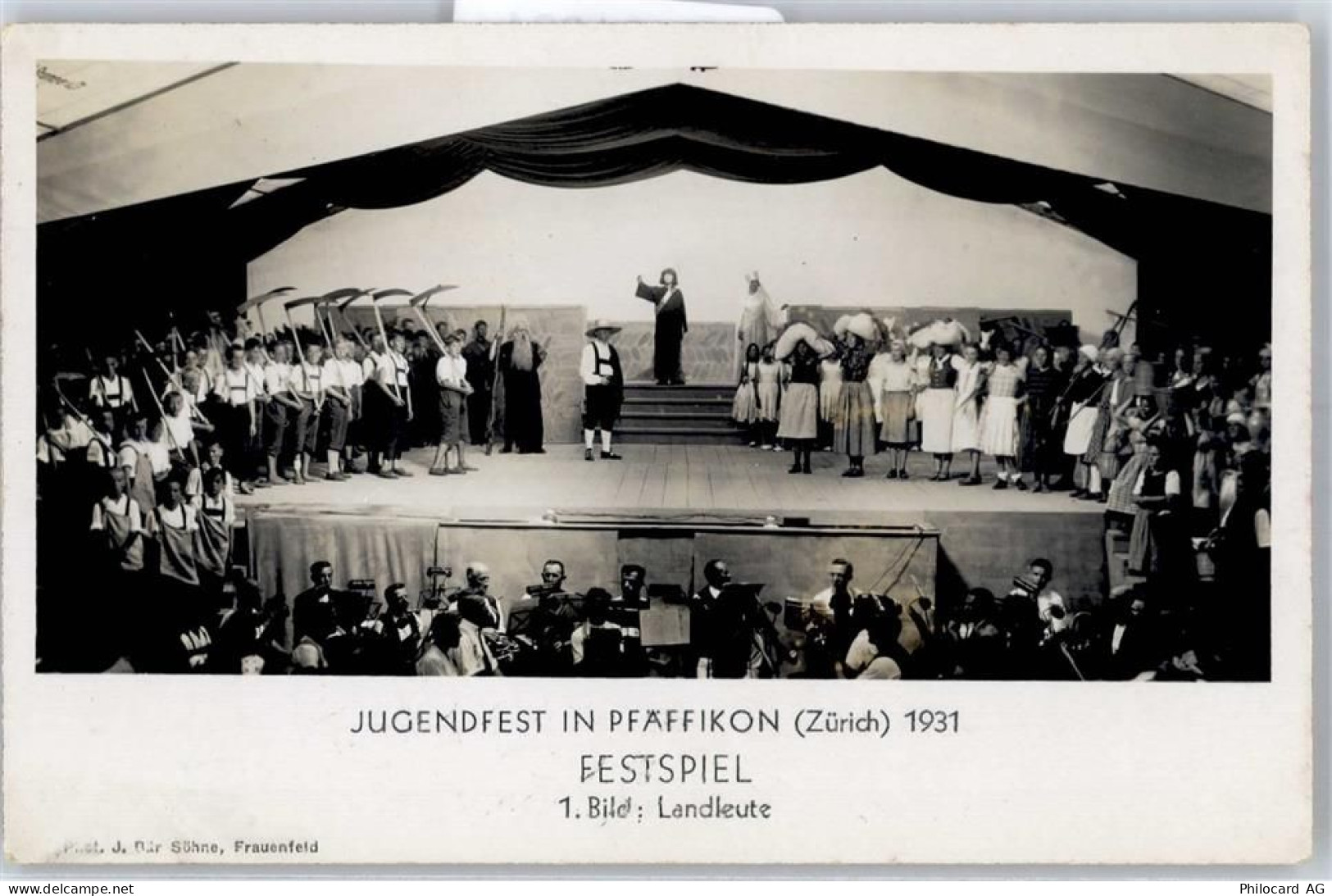 8330 Pfäffikon ZH - Jugendfest 1931 Festspiel - 51424924