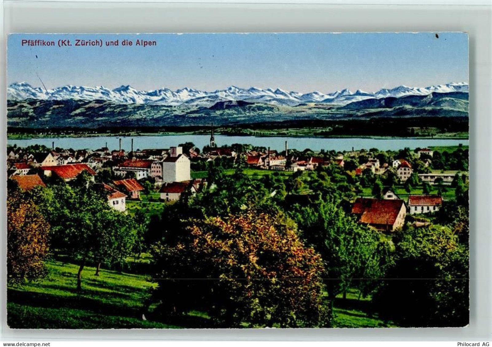 8330 Pfäffikon ZH - Pfäffikon und die Alpen - 13110028