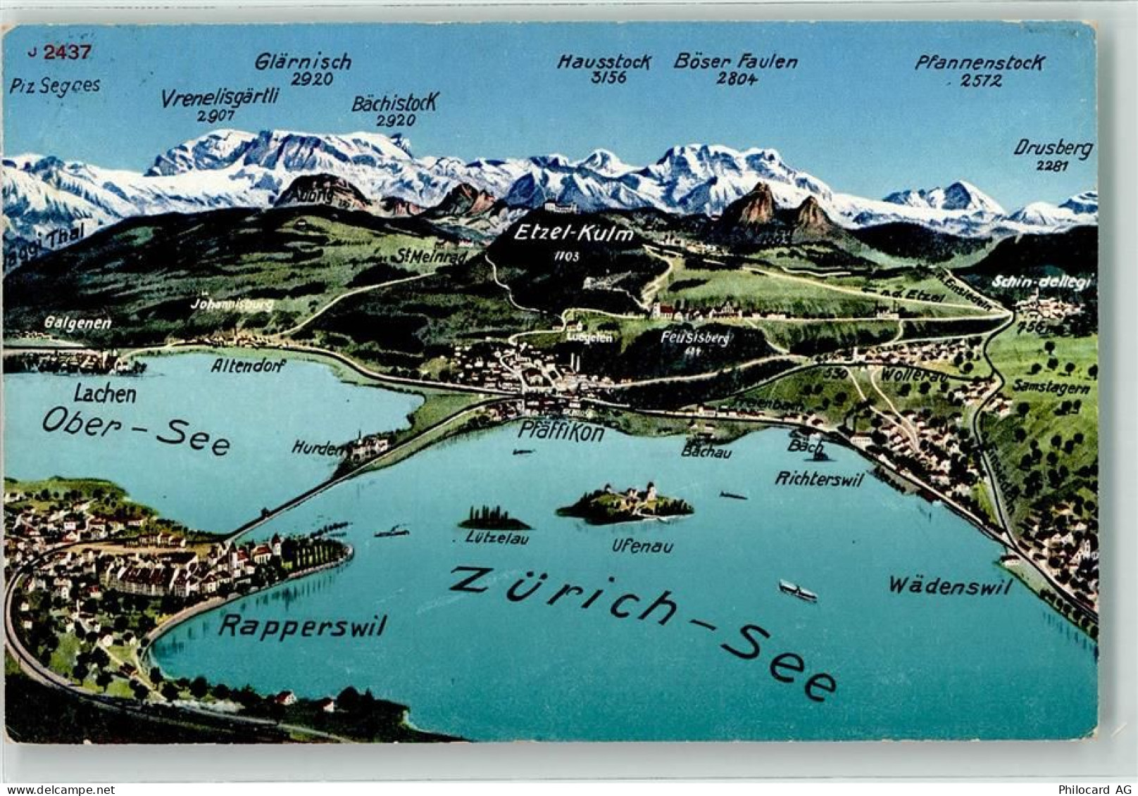 8330 Pfäffikon ZH - Zürich-See Vogelschau - 39497696