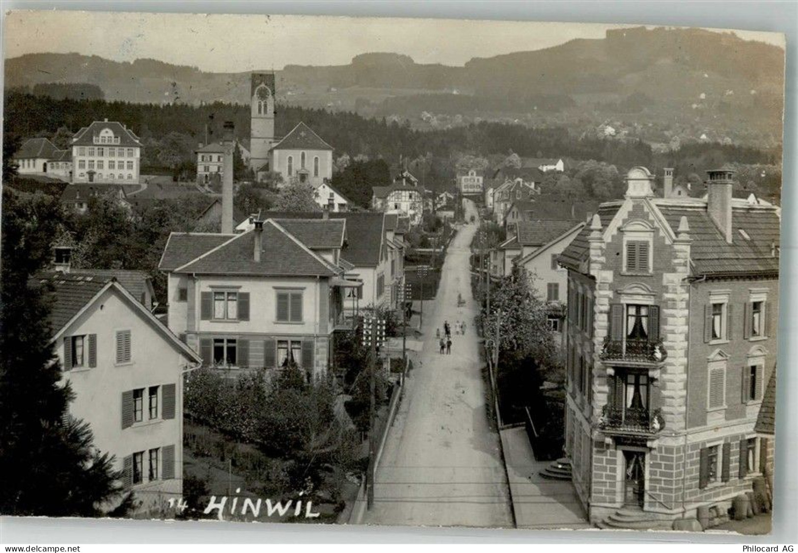 8340 Hinwil 1913 Foto AK - 13585897