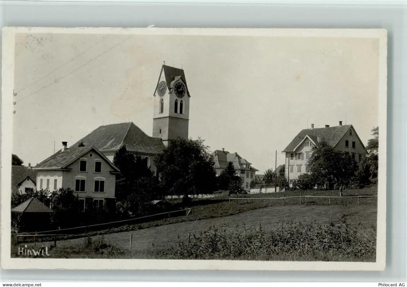 8340 Hinwil Foto AK Kirche - 13218214