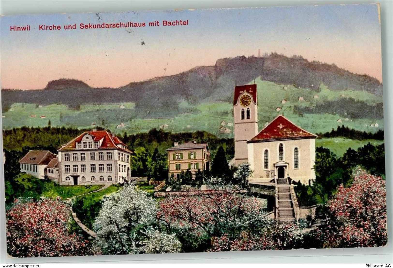 8340 Hinwil - Kirche Schulhaus Bachtel - 13936138