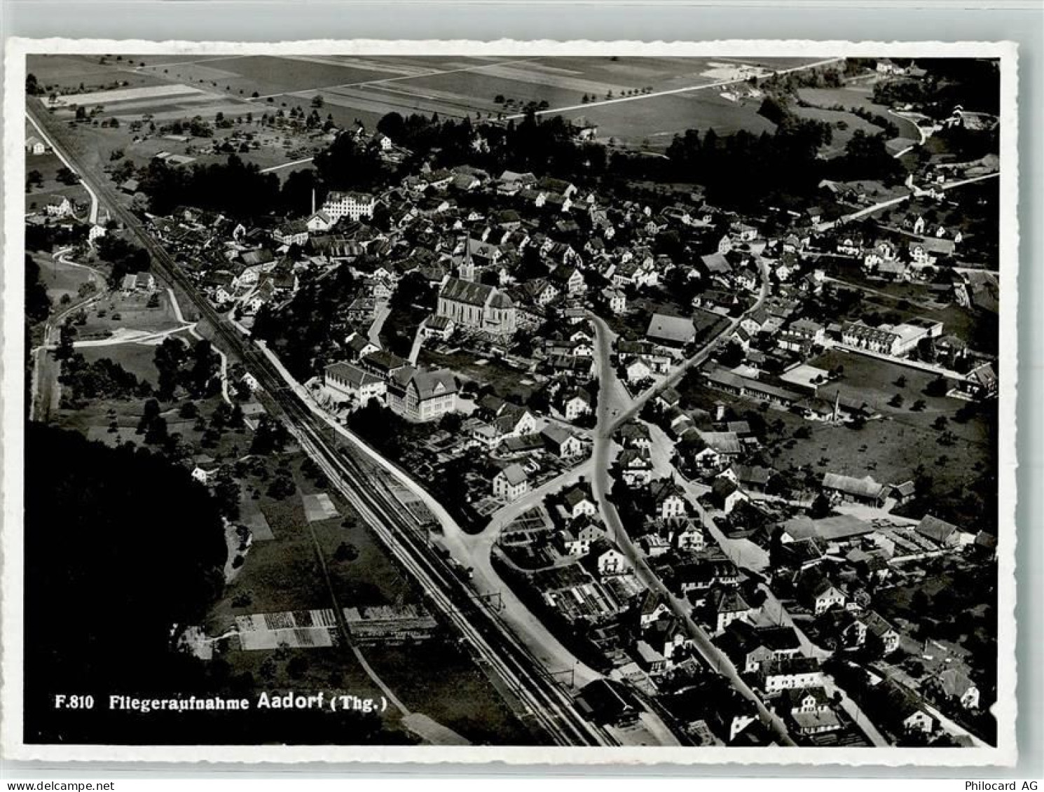 8355 Aadorf 1944 Foto AK Fliegeraufnahme - 10729465