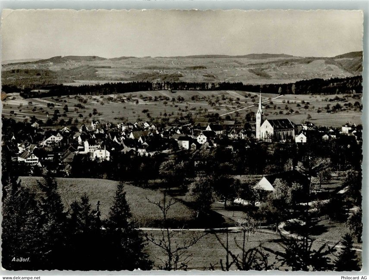 8355 Aadorf 1946 Foto AK Kirche - 38245738