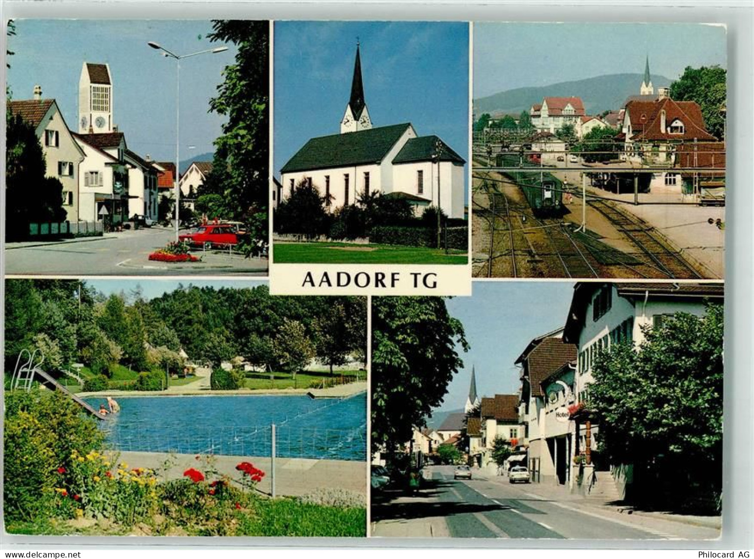 8355 Aadorf - Bahnhof Kirche Schwimmbad - 39402286