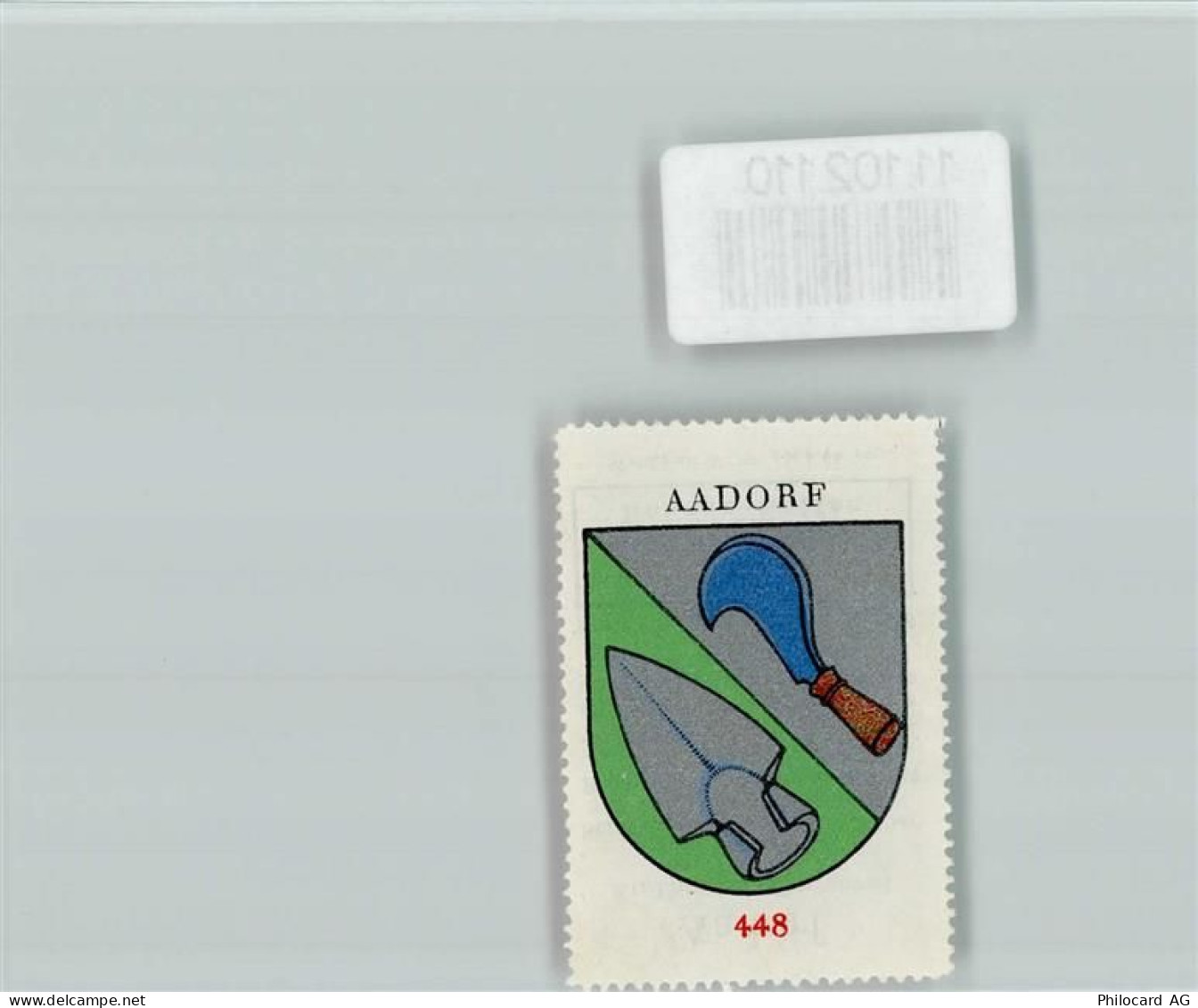 8355 Aadorf - Vignette Wappen Kaffee Hag ca 1920-1940 - 11102110
