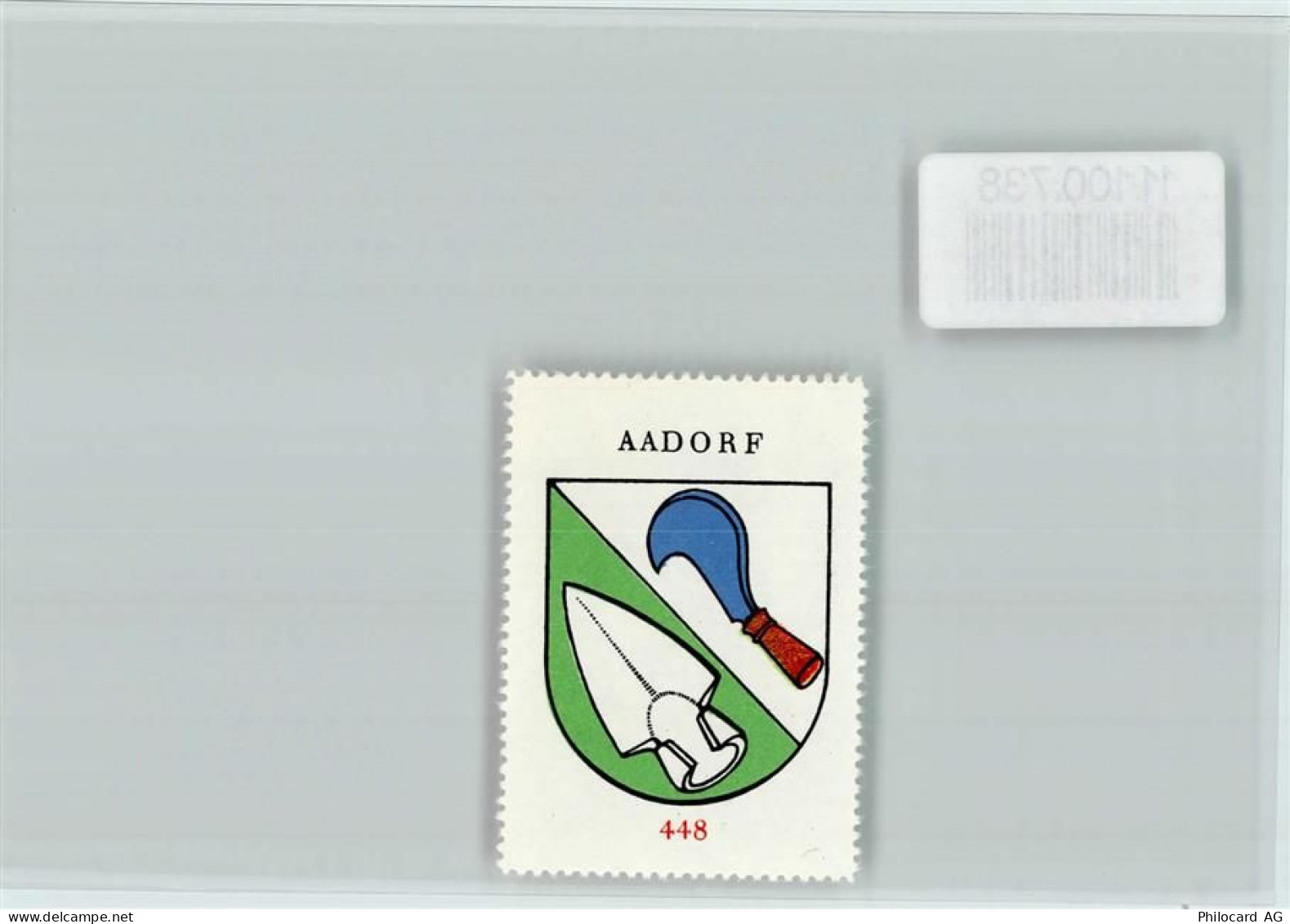 8355 Aadorf - Vignette Wappen Kaffee Hag ca 1920-1940 Aadorf - 11100738