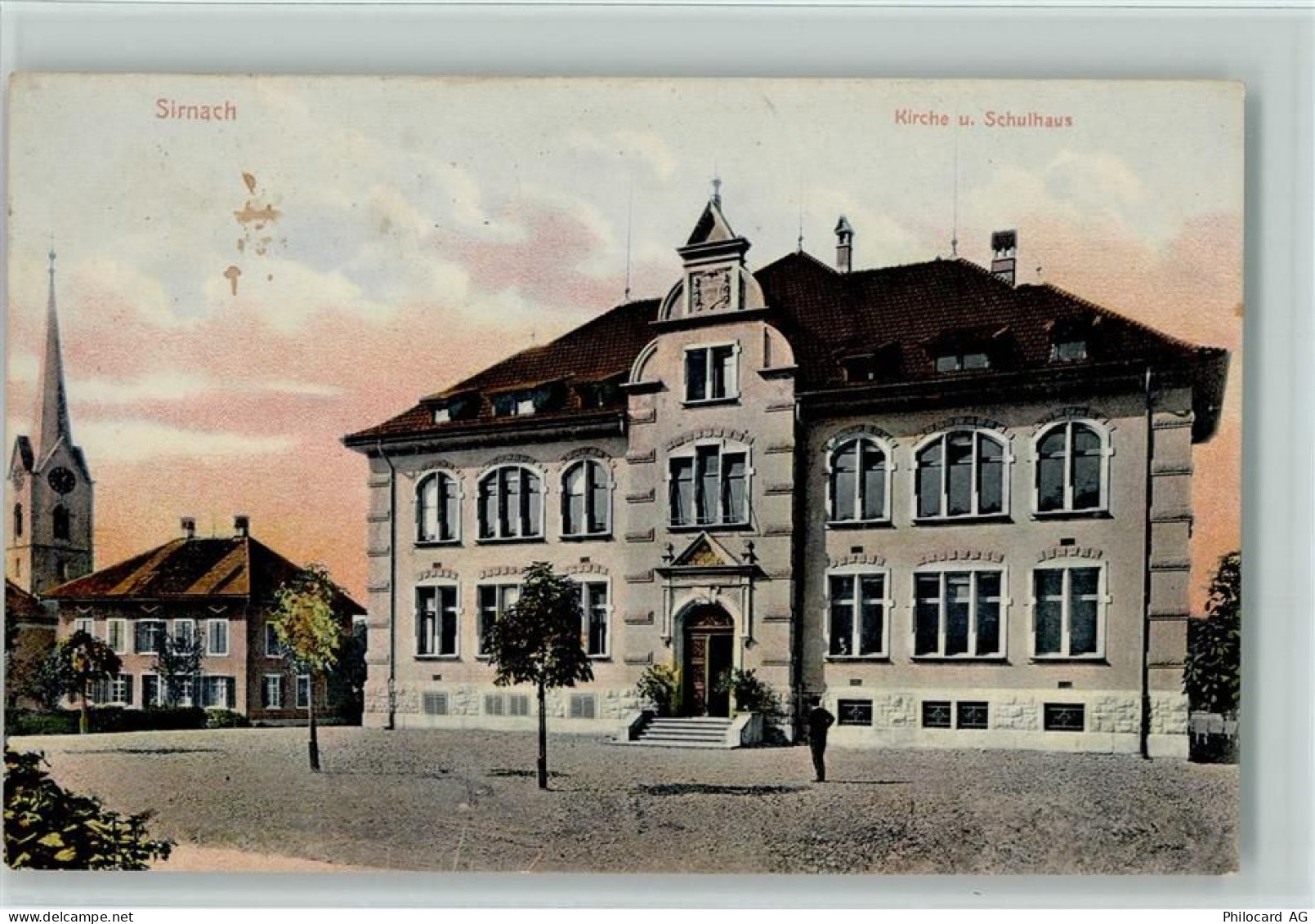 8370 Sirnach - 1911 Kirche Schulhaus - 13100277