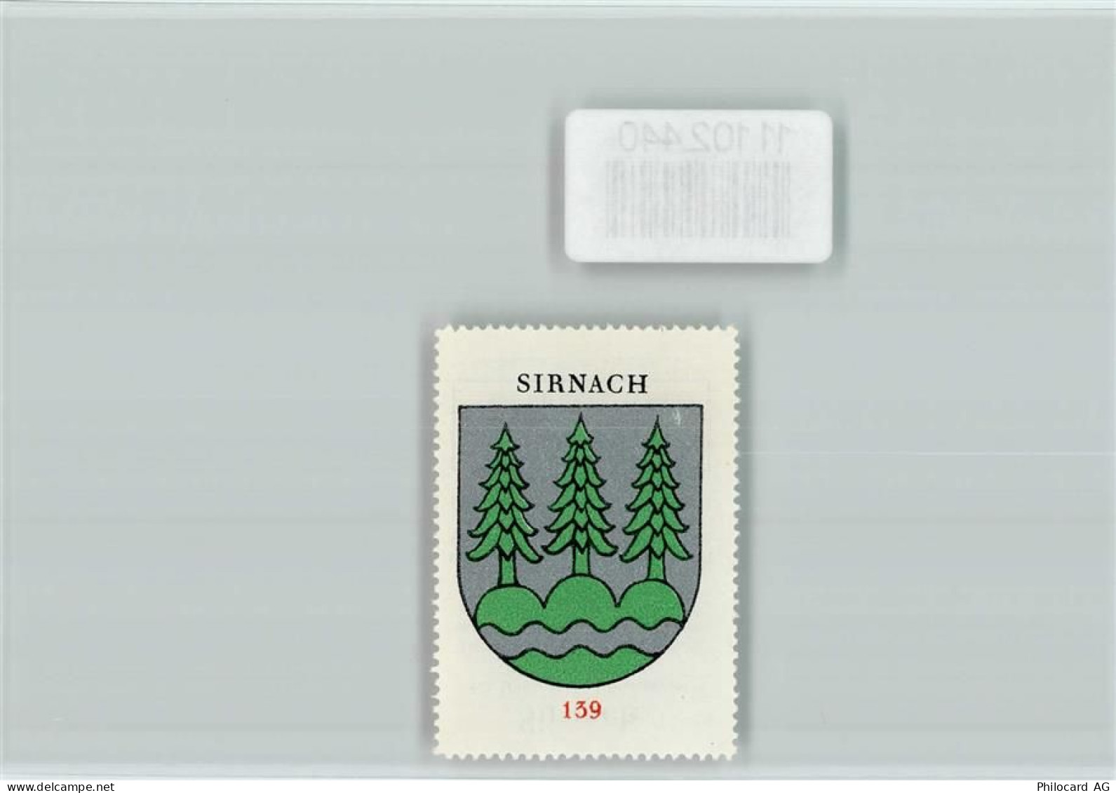 8370 Sirnach - Vignette Wappen Kaffee Hag ca 1920-1940 - 11102440