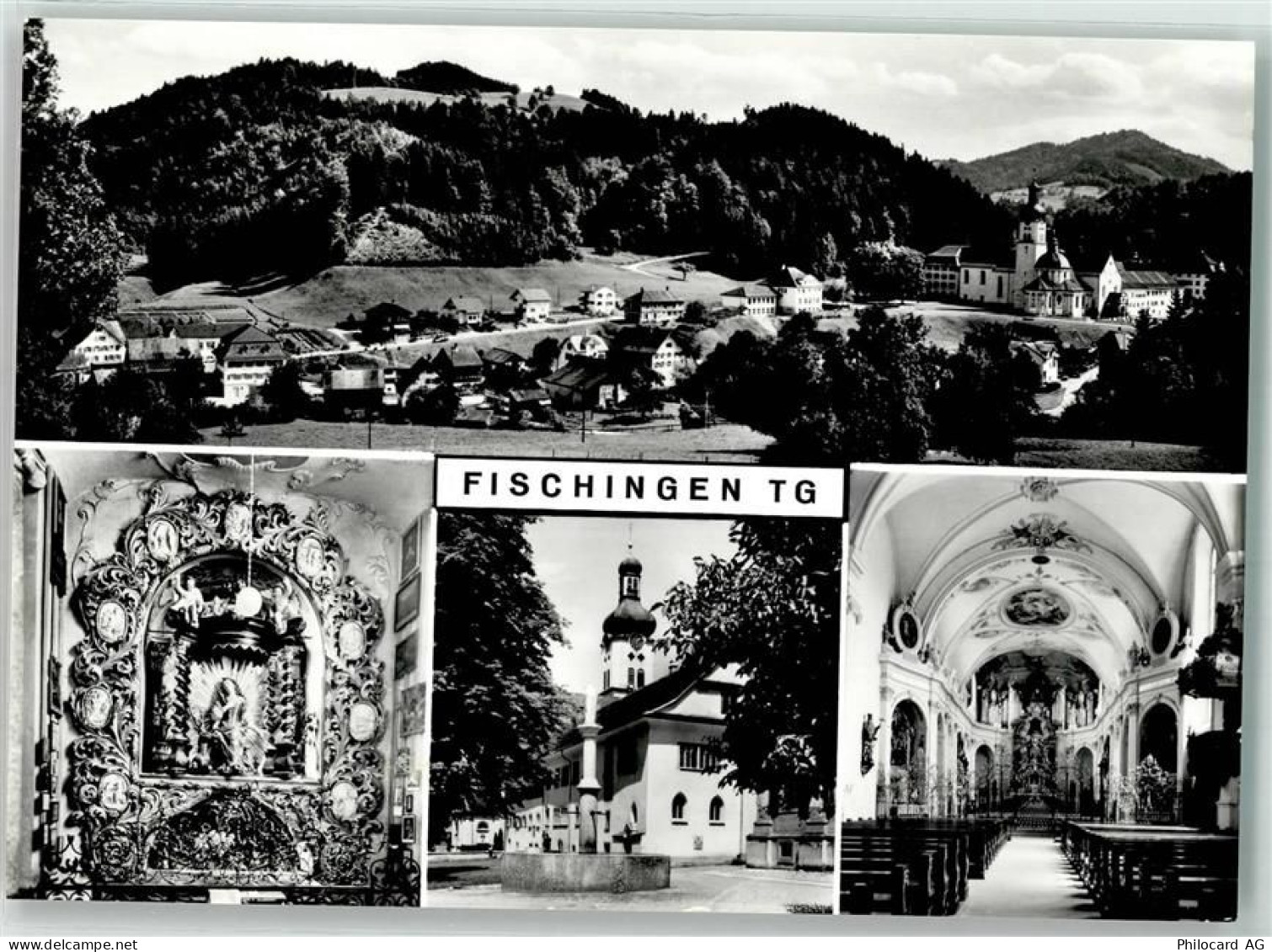 8376 Fischingen Foto AK Kirche Foto Gross - 39691261