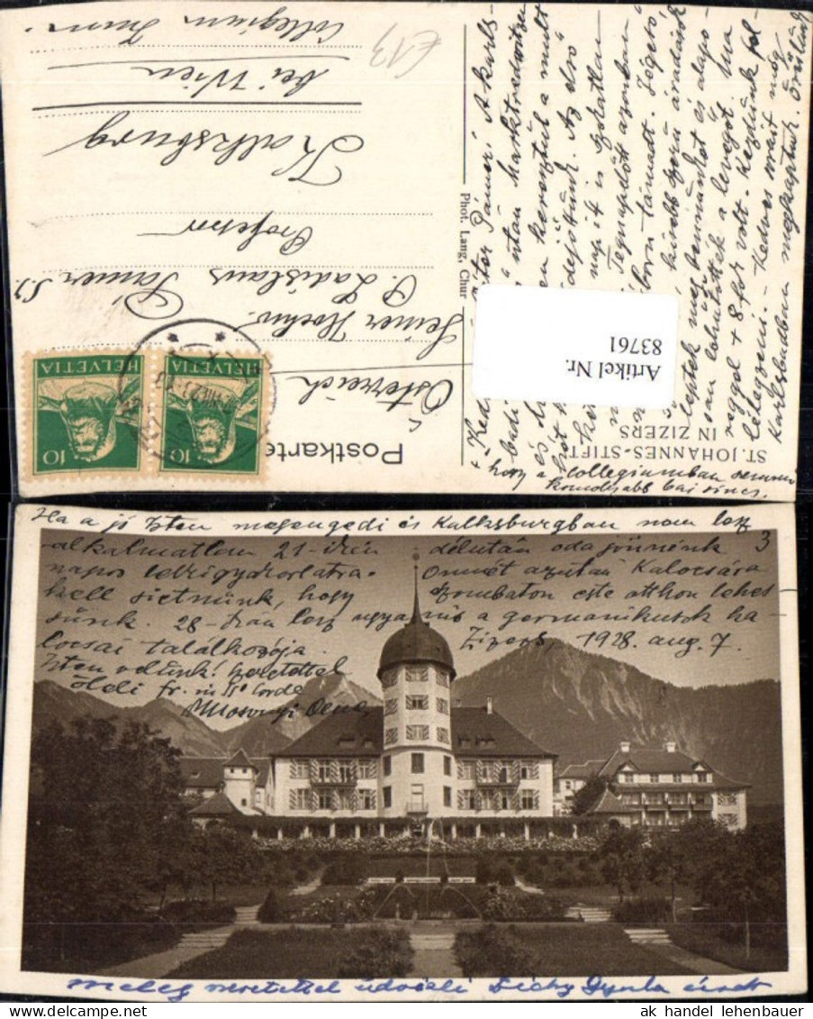 83761,St. Johannes Stift in Zizers Kt Graubünden