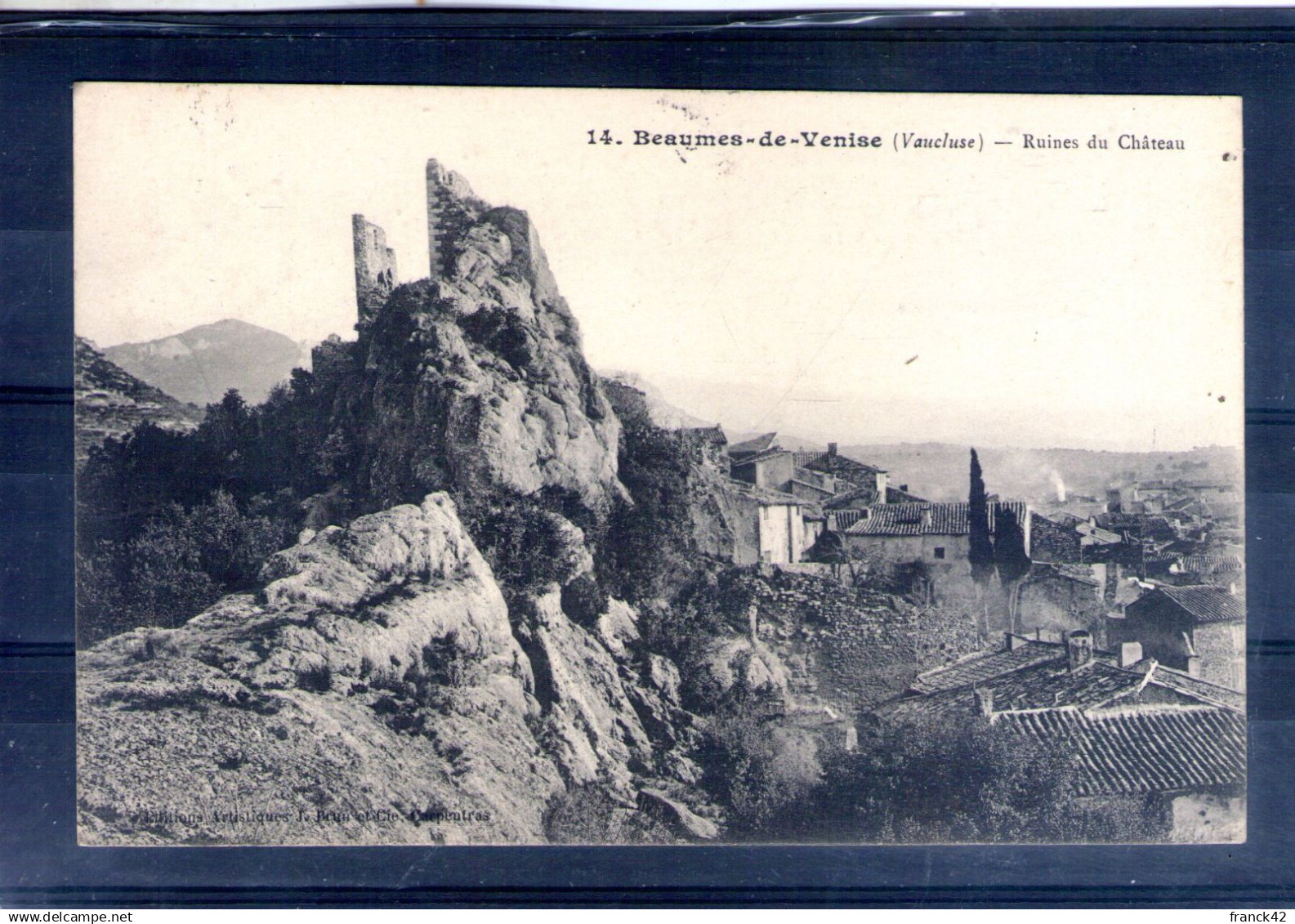 84. beaumes de venise. ruines du château