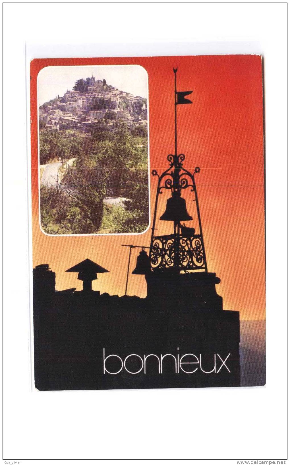 84 BONNIEUX Multivue, Clocher, Vue Générale, ed Photoguy 47, CPSM 10x15, 197?