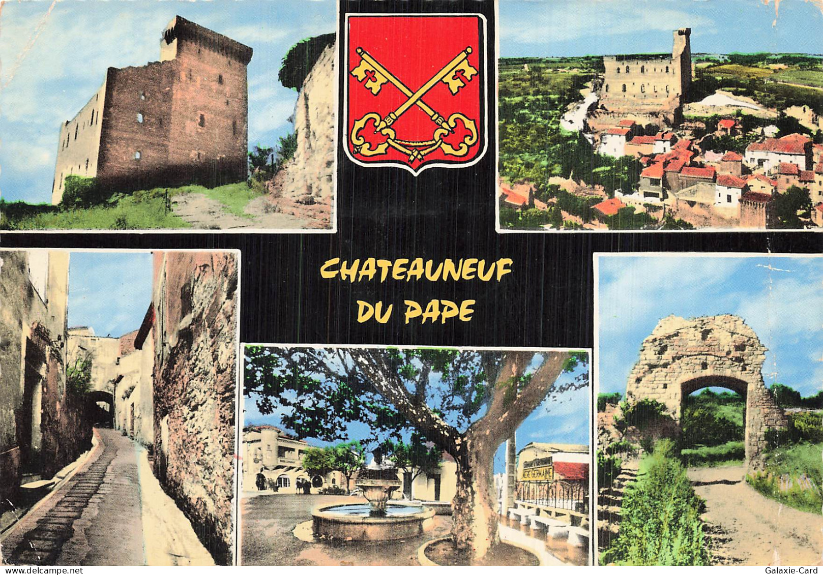 84 CHATEAUNEUF DU PAPE CHATEAU DE CHATEAUNEUF DU PAPE
