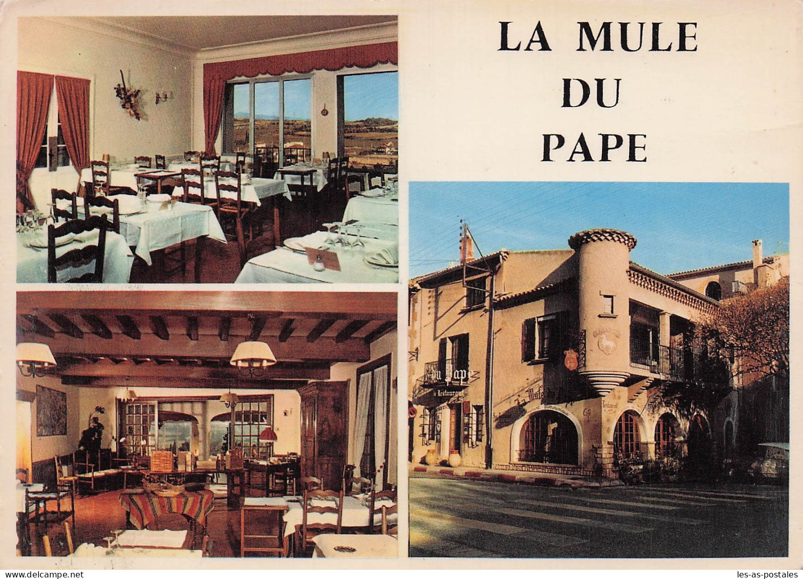 84 CHATEAUNEUF DU PAPE LA MULE DU PAPE