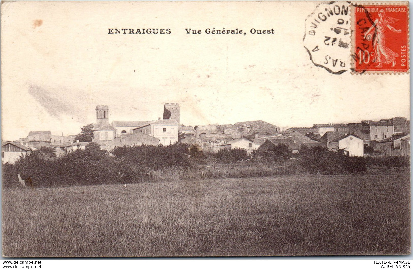 84 ENTRAIGUES - Vue generale ouest