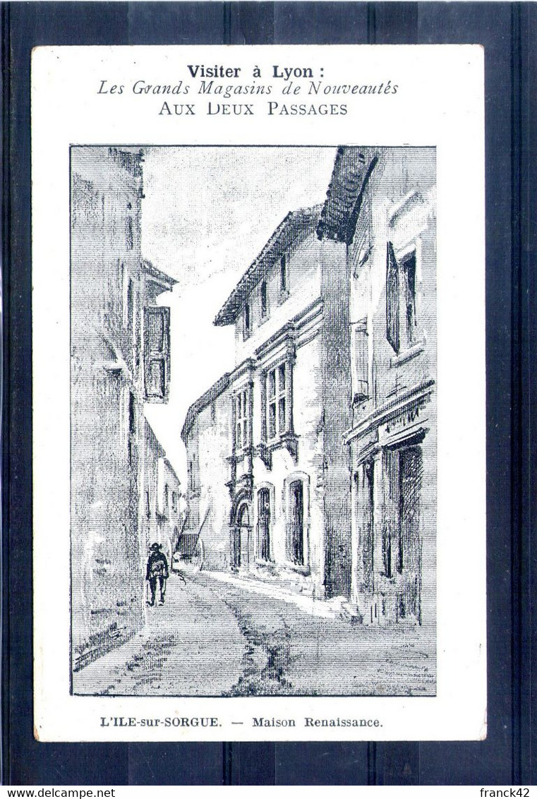 84. l'isle sur sorgue. maison renaissance