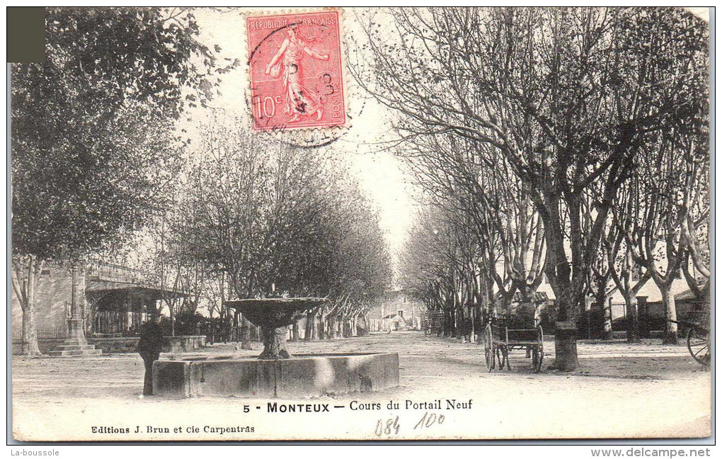 84 MONTEUX - cours du portail neuf