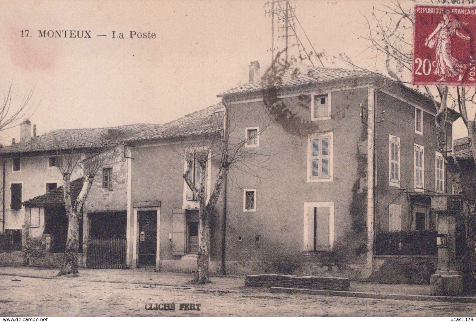 84 / MONTEUX / LA POSTE / RARE