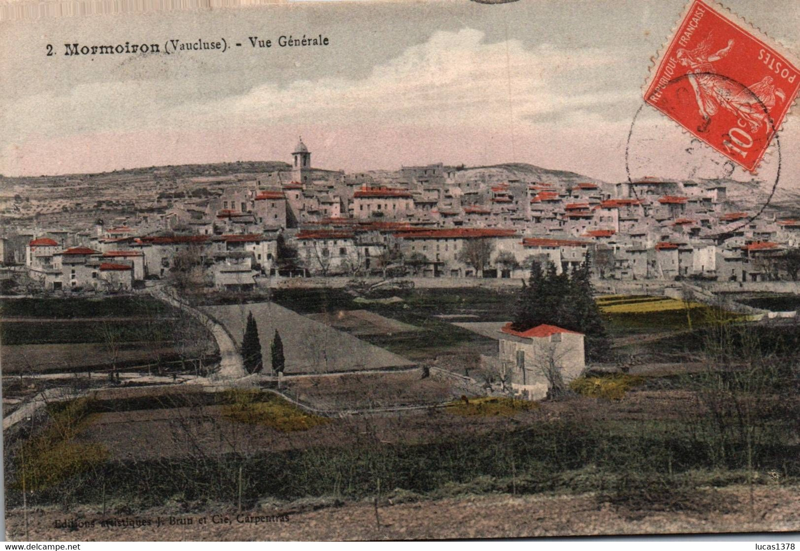 84 / MORMOIRON / VUE GENERALE / COLORISEE 1910