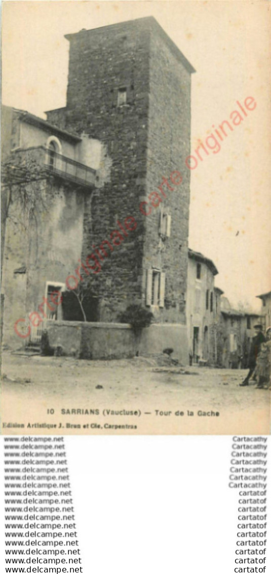 84.  SARRIANS .  Tour de la Gache .
