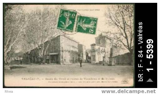 84 Valréas - VALREAS (7) - Cours du Tivoli et routes de Vinsobres et de St-Jean - cours du ti /  D84D  K84138K  C84138C