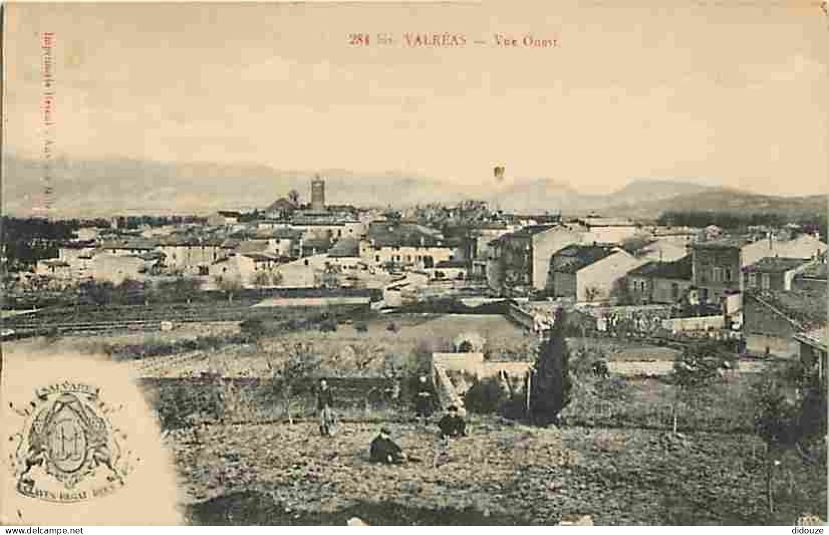 84 - Valreas - Vue Ouest - Animée - CPA - Voir Scans Recto-Verso