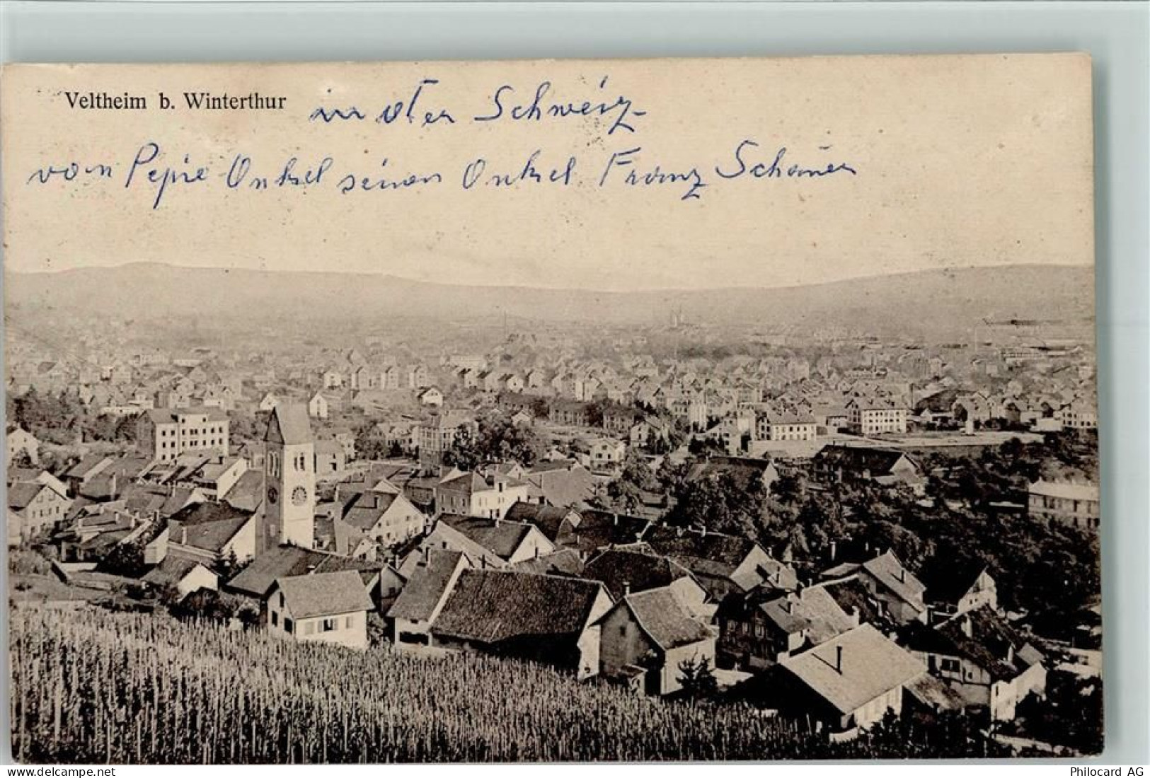 8400 Veltheim Winterthur 1914 - bei Winterthur Reben - 13095140