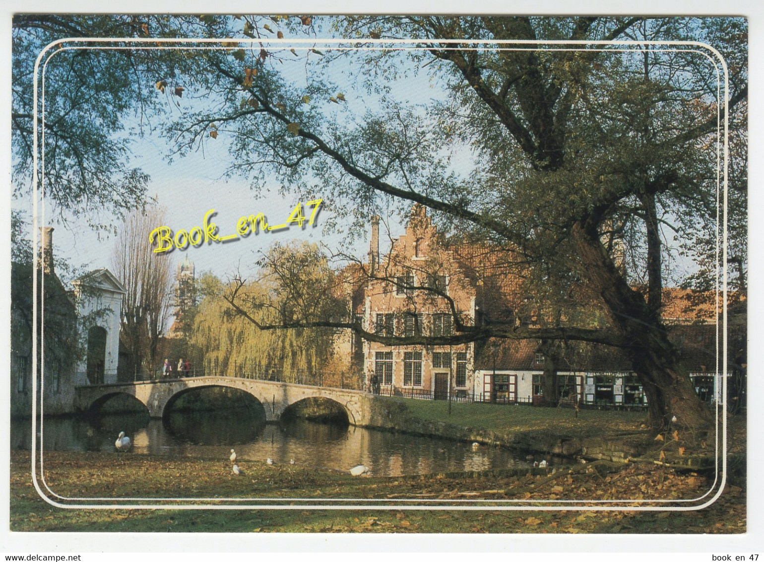 {84083} Belgique Province de Flandre-Occidentale , Brugge , Bruges ; Pont. " en baisse "